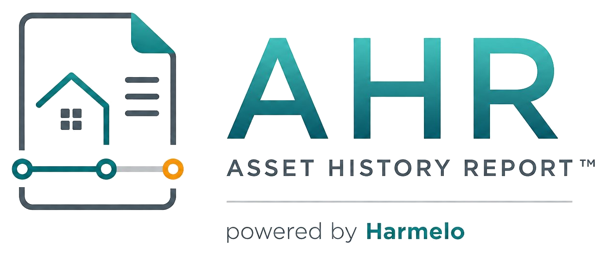 Asset History Report · Powered by Harmelo